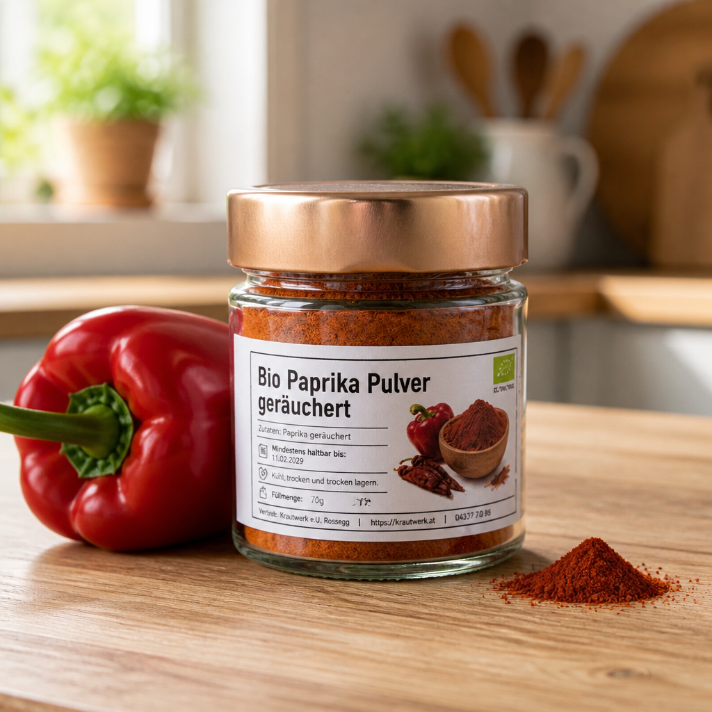 Bio Paprika geräuchert süß 70g