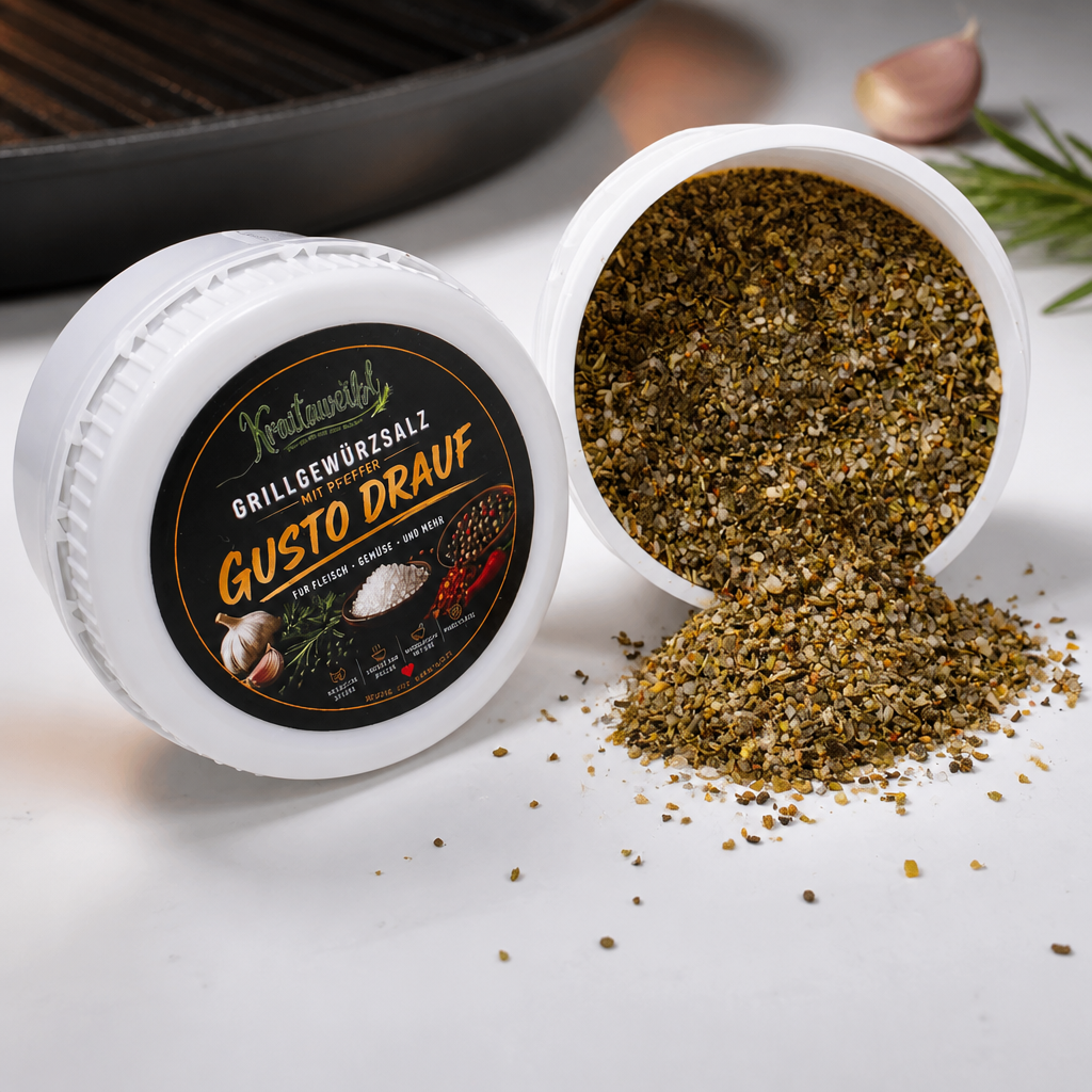 Pfeffermix Grillgewürz mit Kräutern für Steak, Fleisch und Fisch
