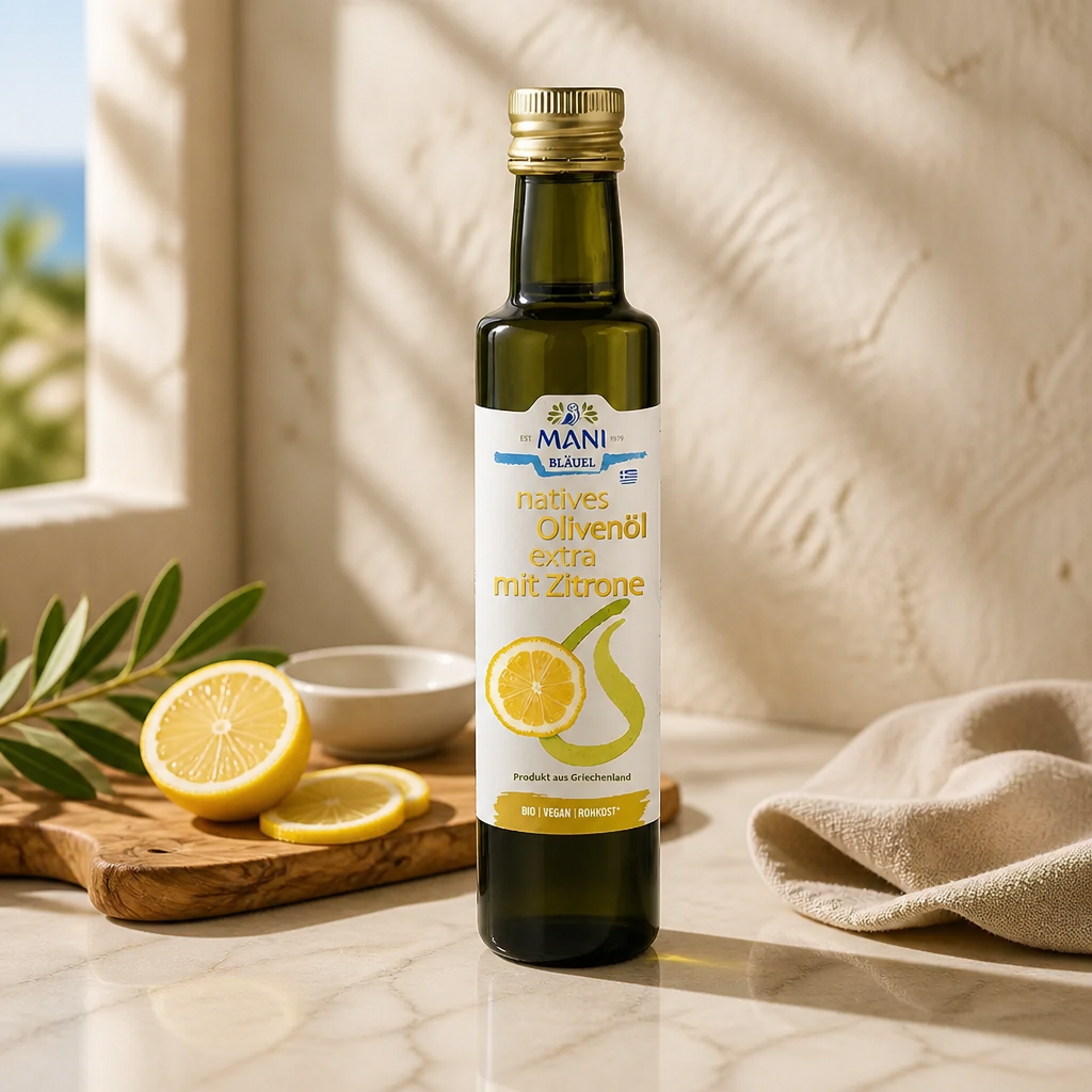 Olivenöl mit Zitrone BIO