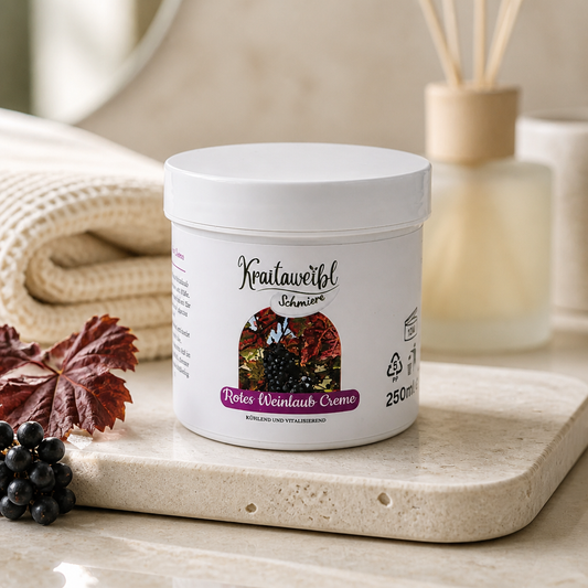 Rotes Weinlaub Creme