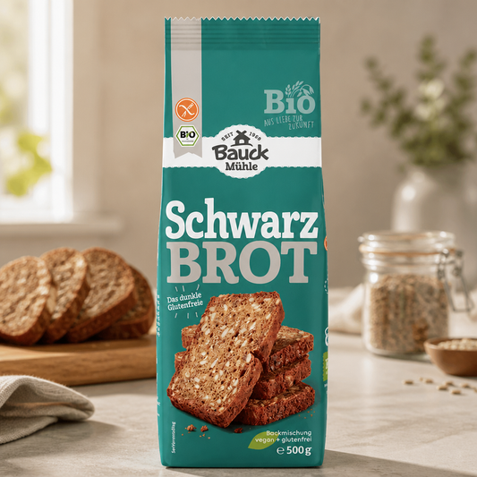 Schwarzbrot glutenfrei BIO