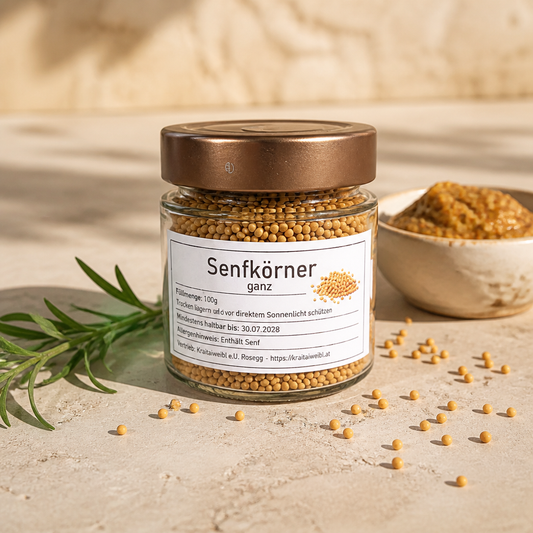 Senfkörner ganz